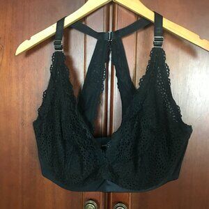 Curvy Couture Intimates Black Sexy Wire Bra Size 36F